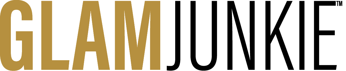 GlamJunkie Logo In Gold and Black Lettering